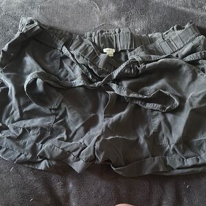 Aerie Charcoal Relaxed Shorts